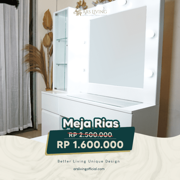 Meja Rias Minimalis Blockboard