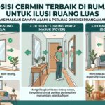 Posisi Cermin Terbaik di Rumah untuk Ilusi Ruang Luas