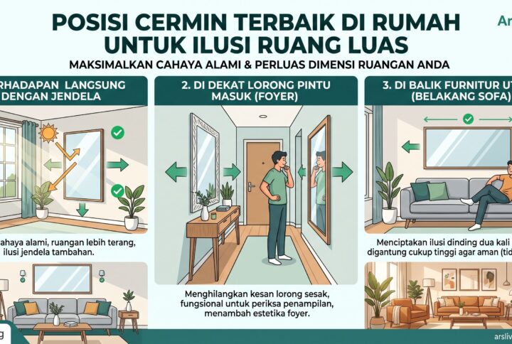 Posisi Cermin Terbaik