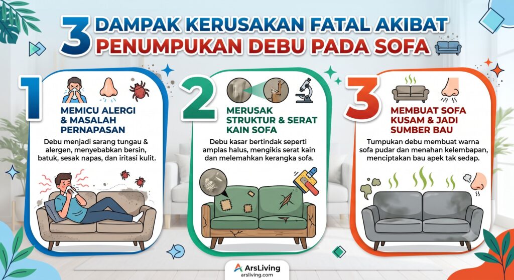 Akibat Penumpukan Debu