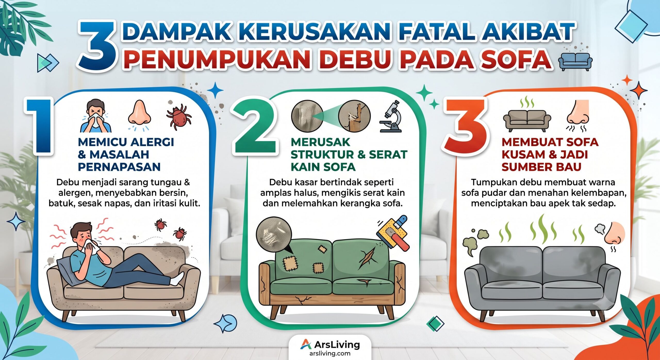 Akibat Penumpukan Debu