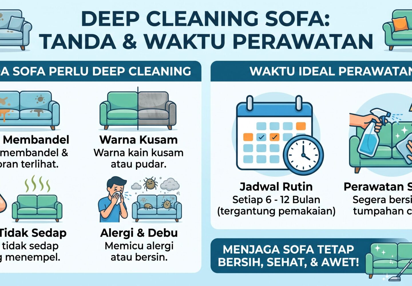 Deep Cleaning Sofa