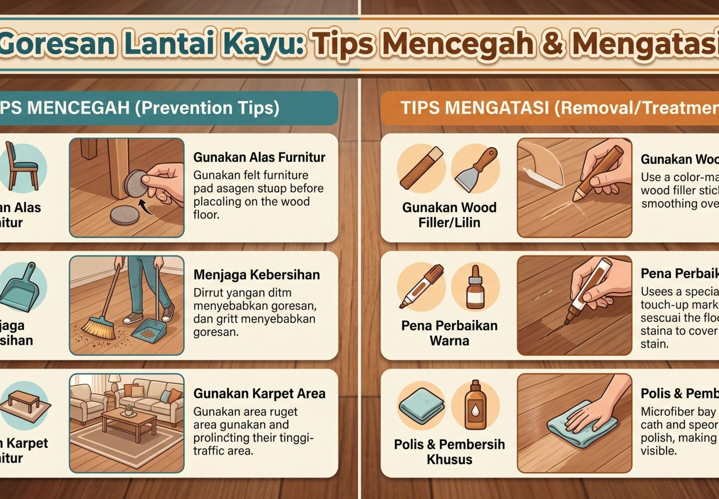 Goresan Lantai Kayu