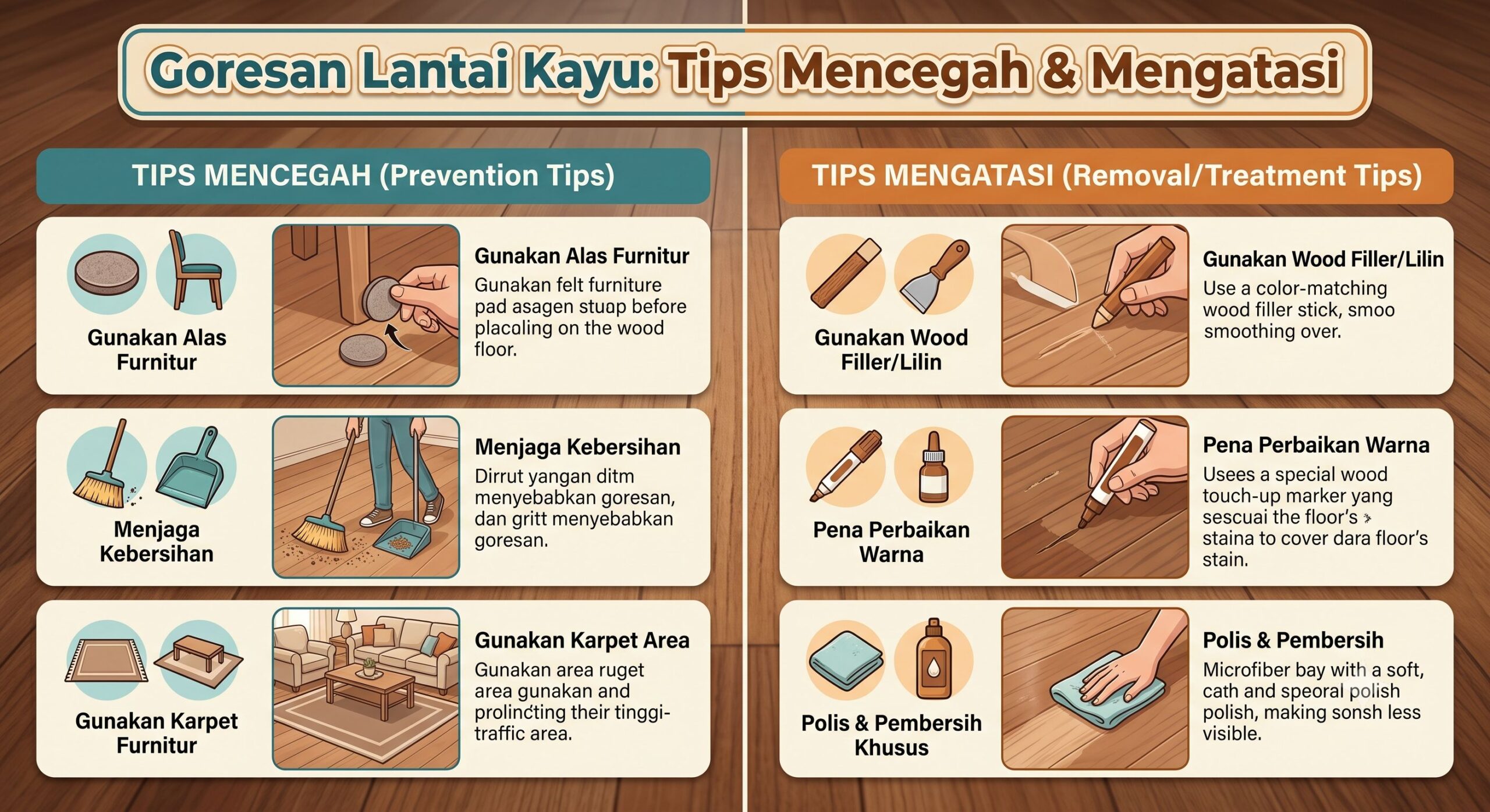 Goresan Lantai Kayu