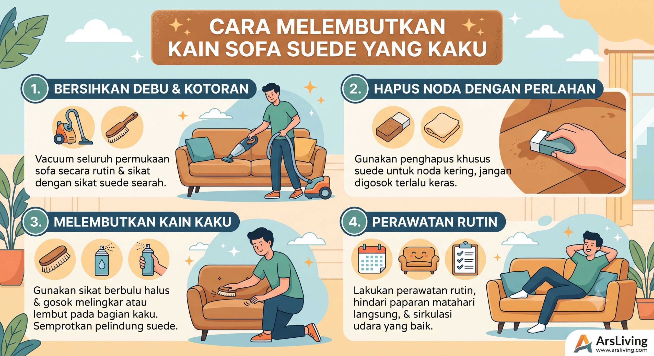 Cara Melembutkan Sofa