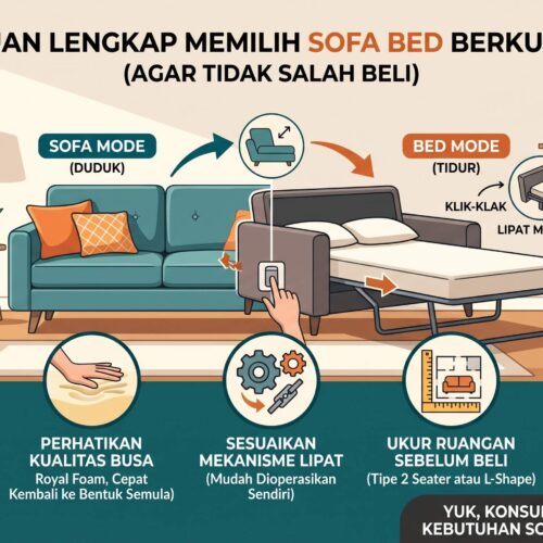 Cara Memilih Sofa Bed yang Bagus dan Awet