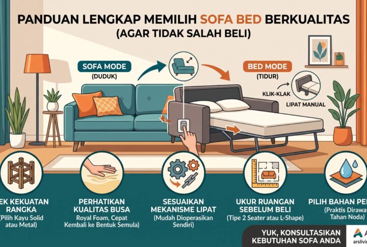 Cara Memilih Sofa Bed yang Bagus dan Awet