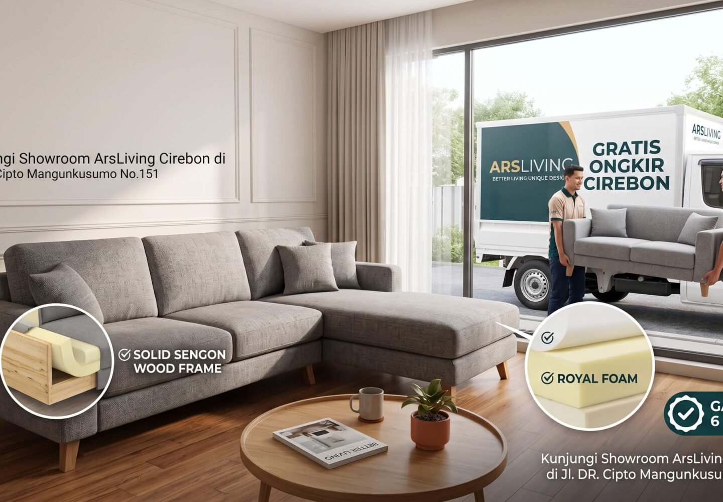 Jual Sofa Minimalis Cirebon Gratis Ongkir, Cek di Sini