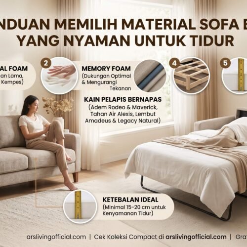 Material Sofa Bed yang Nyaman untuk Tidur
