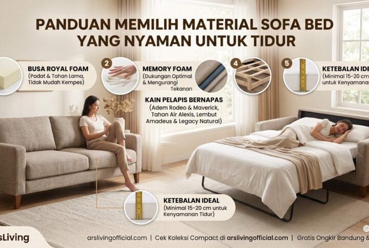 Material Sofa Bed yang Nyaman untuk Tidur