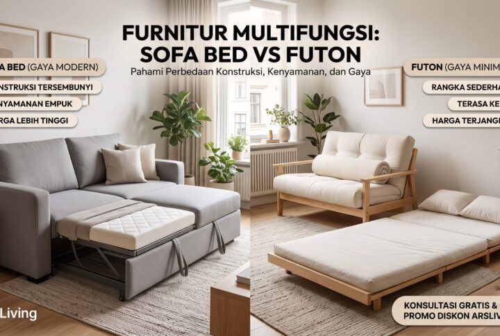 Perbedaan Sofa Bed dan Futon, Mana yang Cocok