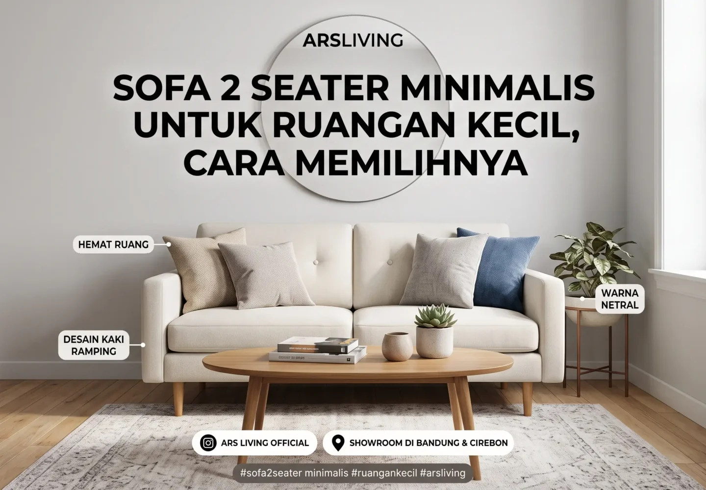 Sofa 2 Seater Minimalis untuk Ruangan Kecil, Ini Pilihannya