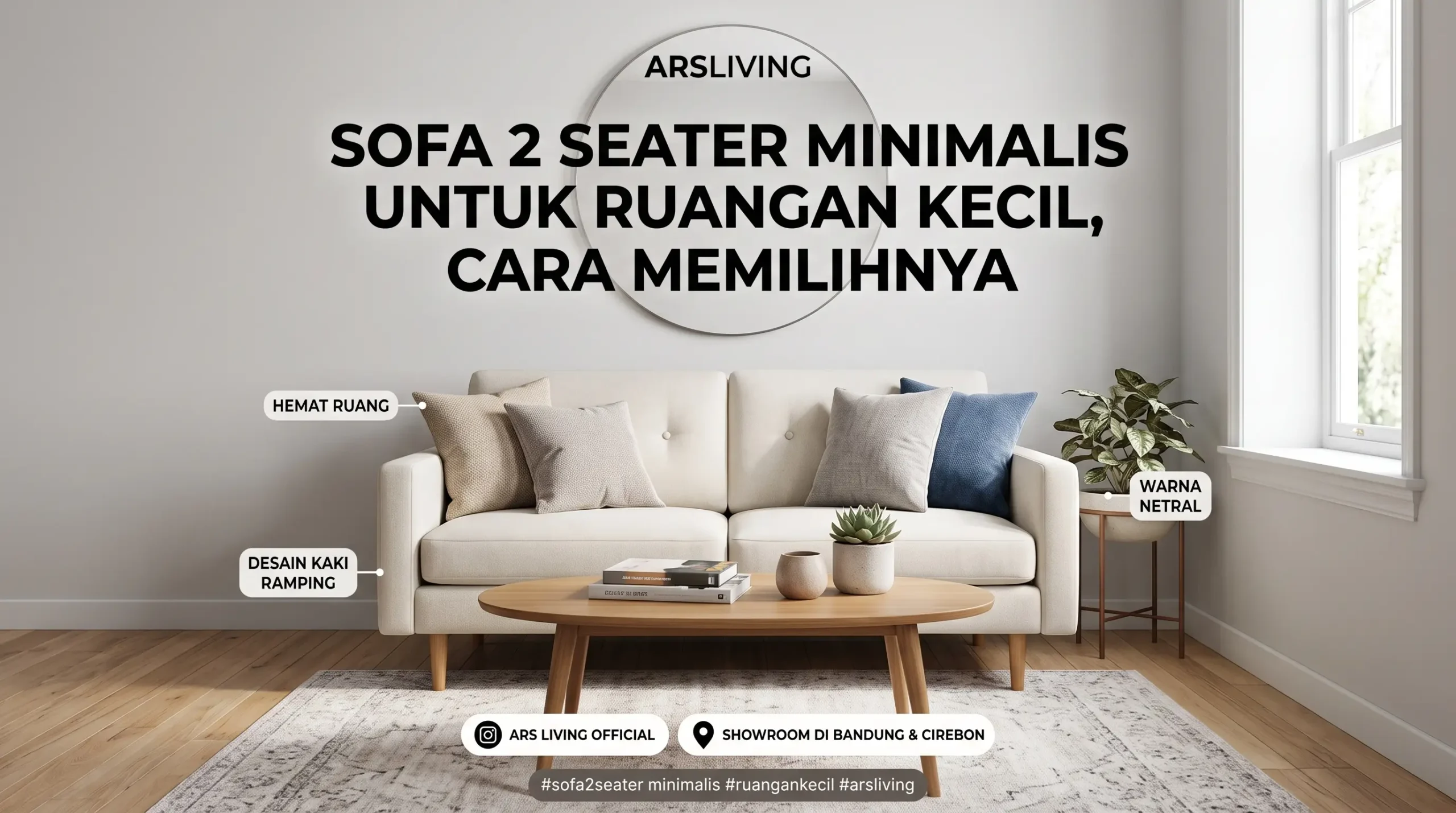 Sofa 2 Seater Minimalis untuk Ruangan Kecil, Ini Pilihannya