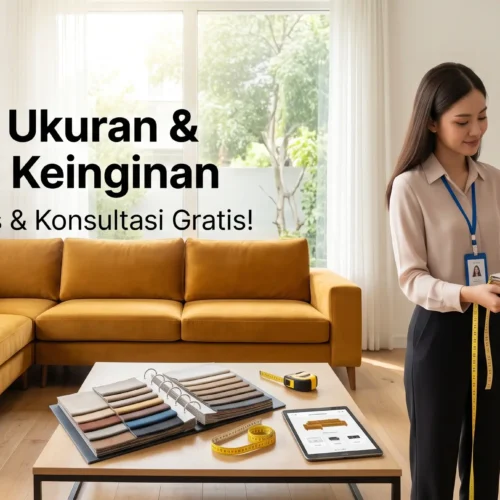 Sofa Custom Ukuran dan Warna Sesuai Keinginan Anda