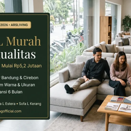 Sofa L Murah Mulai Rp5,2 Jutaan | ArsLiving Bandung