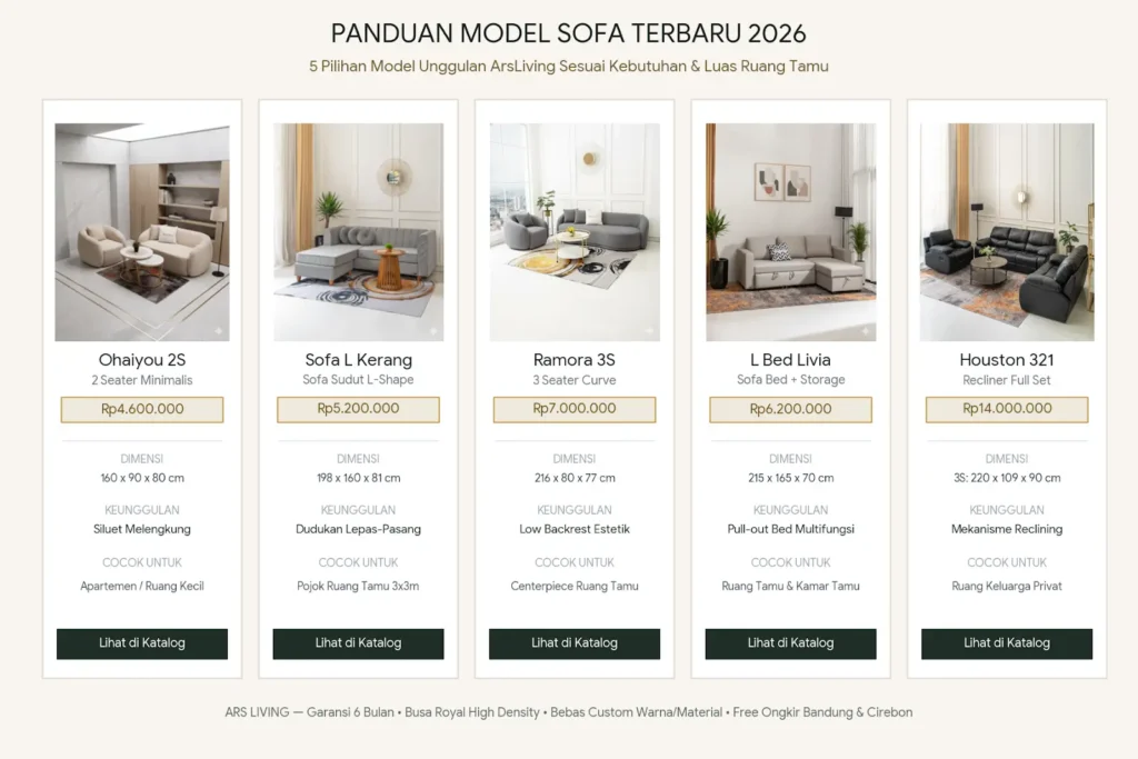 model sofa terbaru